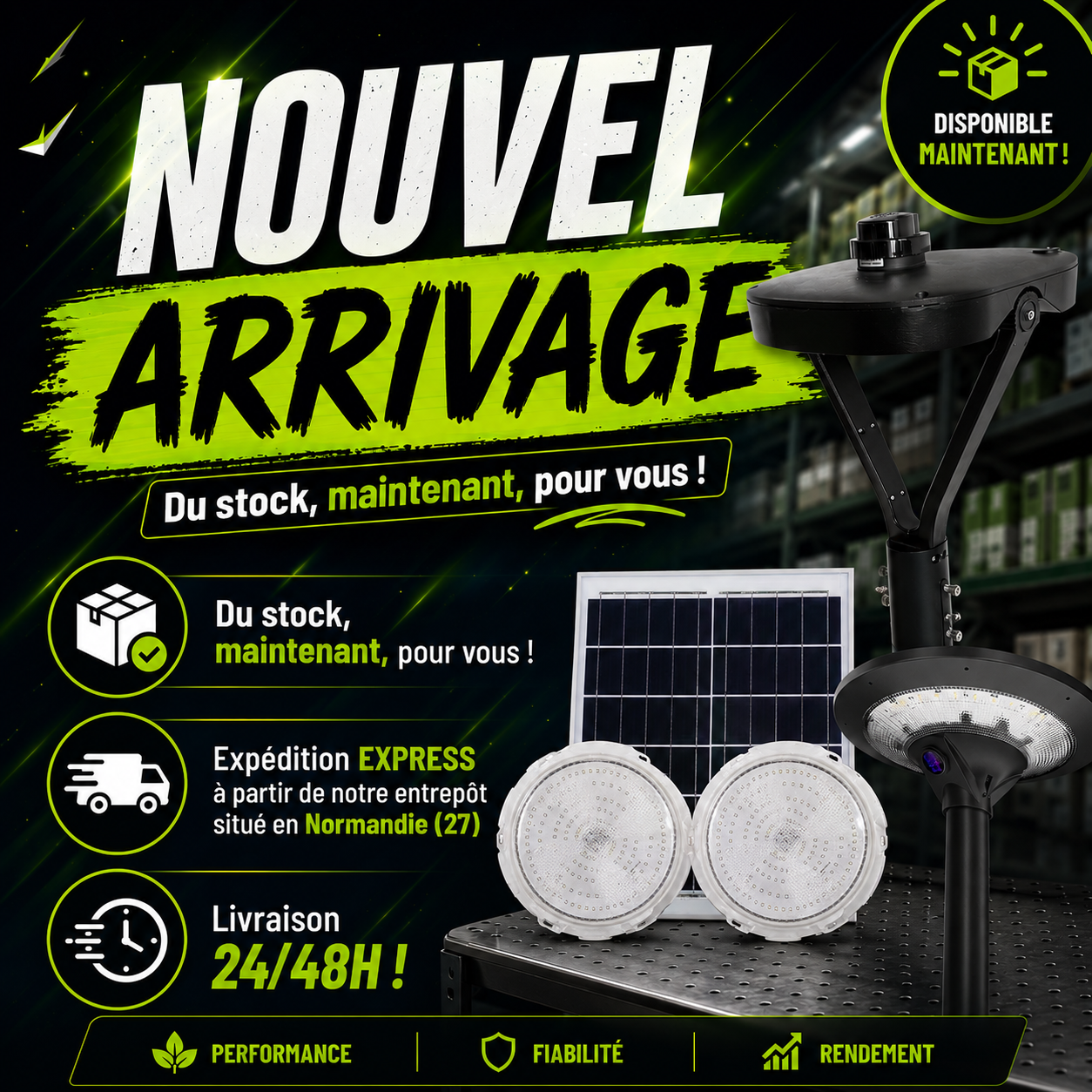 DISPONIBLE MAINTENANT — Livraison 24/48H