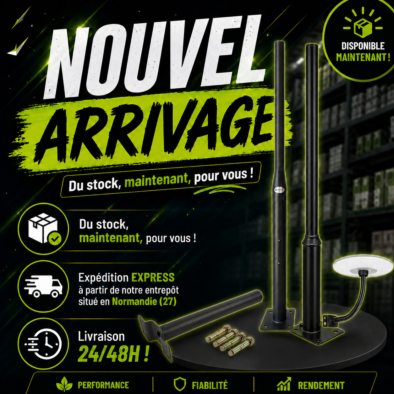 DISPONIBLE MAINTENANT — Livraison 24/48H