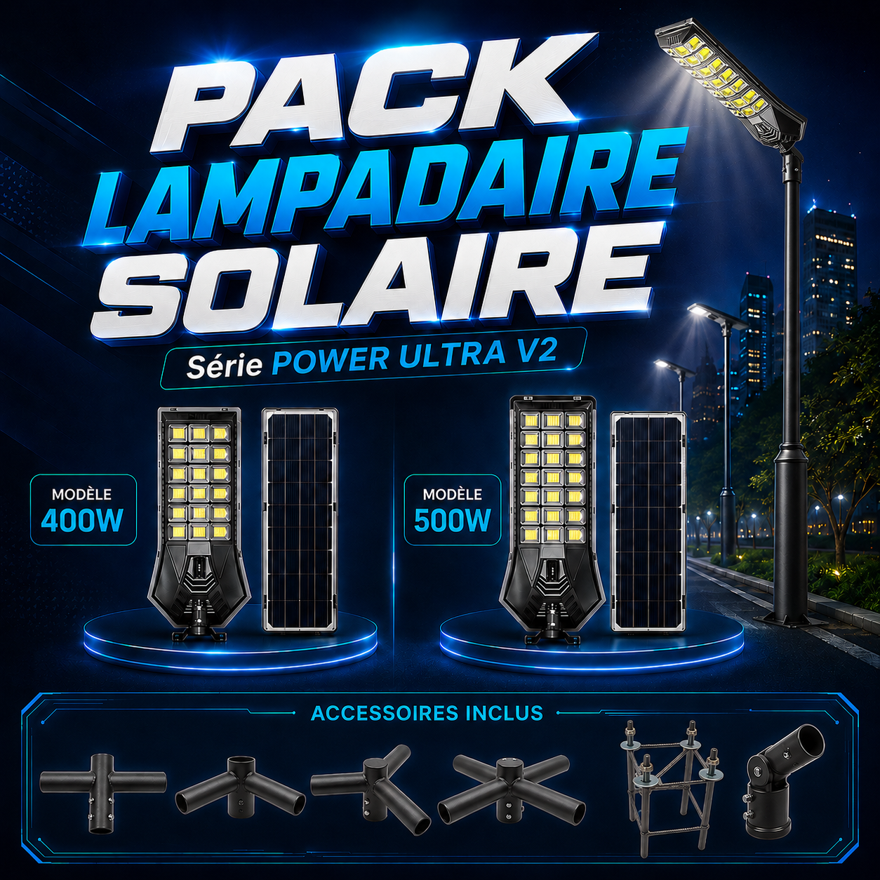 Packs Lampadaires Complets POWER ULTRA V2