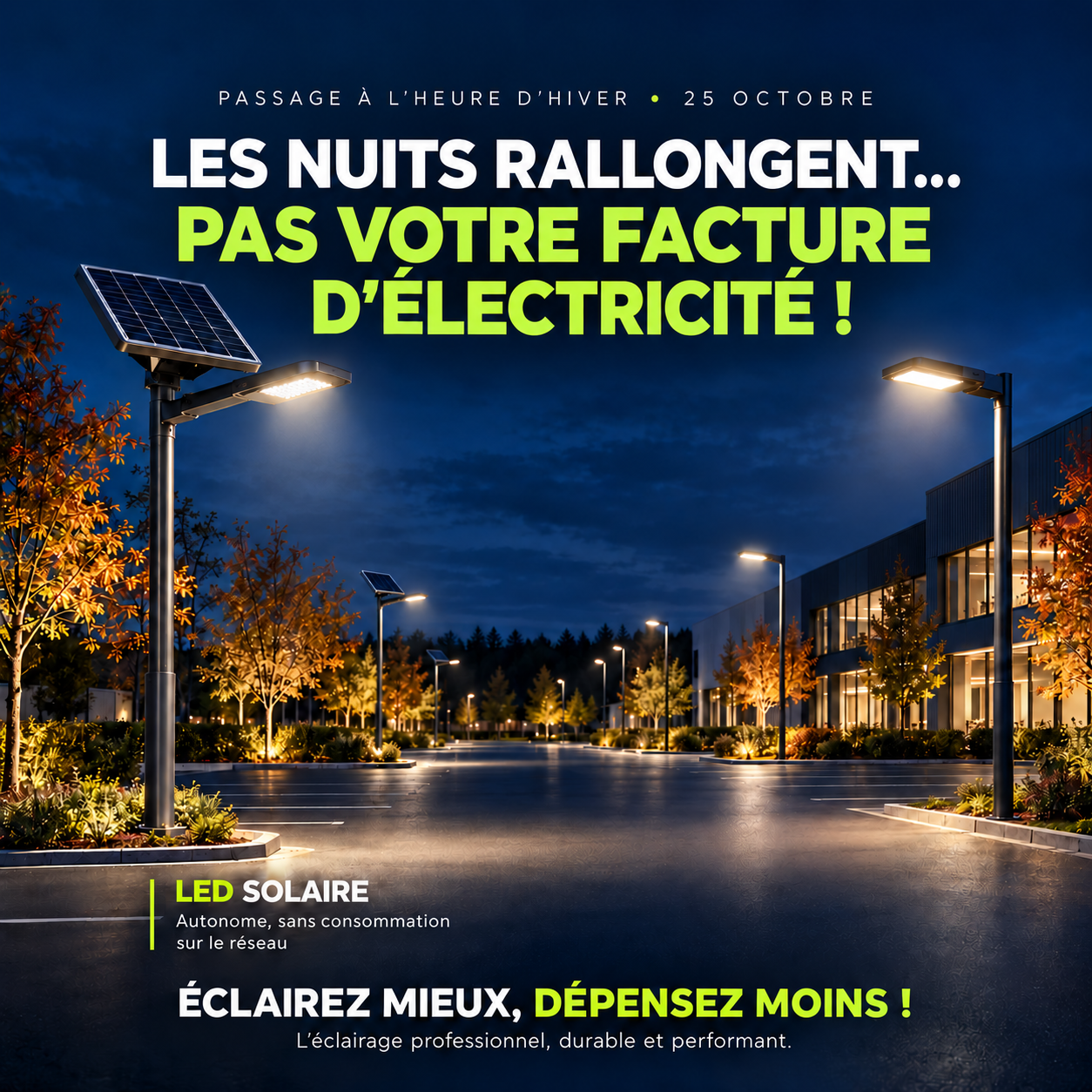 Les nuits rallongent… pas les factures de vos clients !