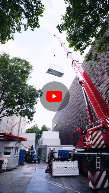 Container-Logistik und Erweiterung auf Turbo-Modus am Klöpperhaus in Hamburg