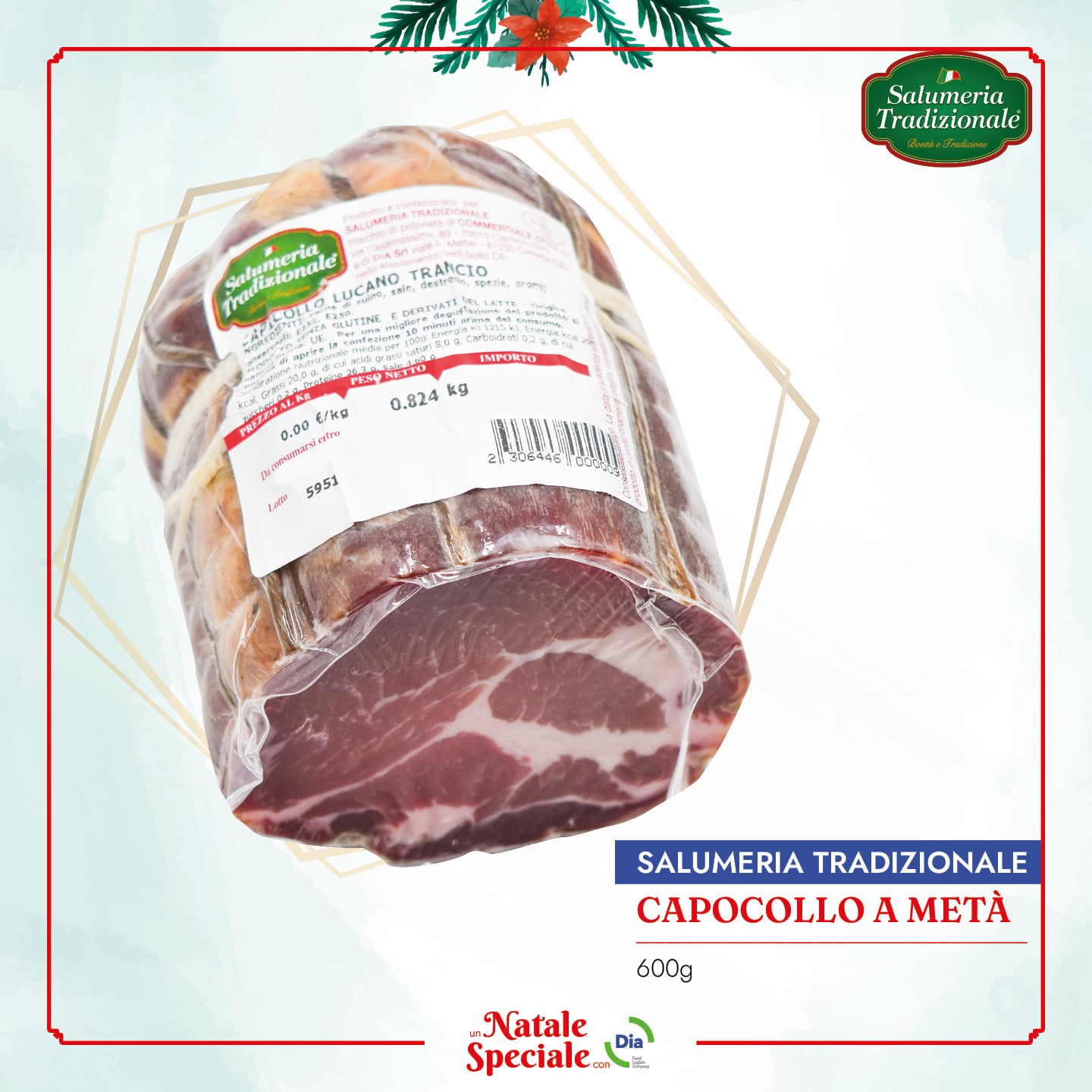 Capocollo Salumeria Tradizionale Natale 2022
