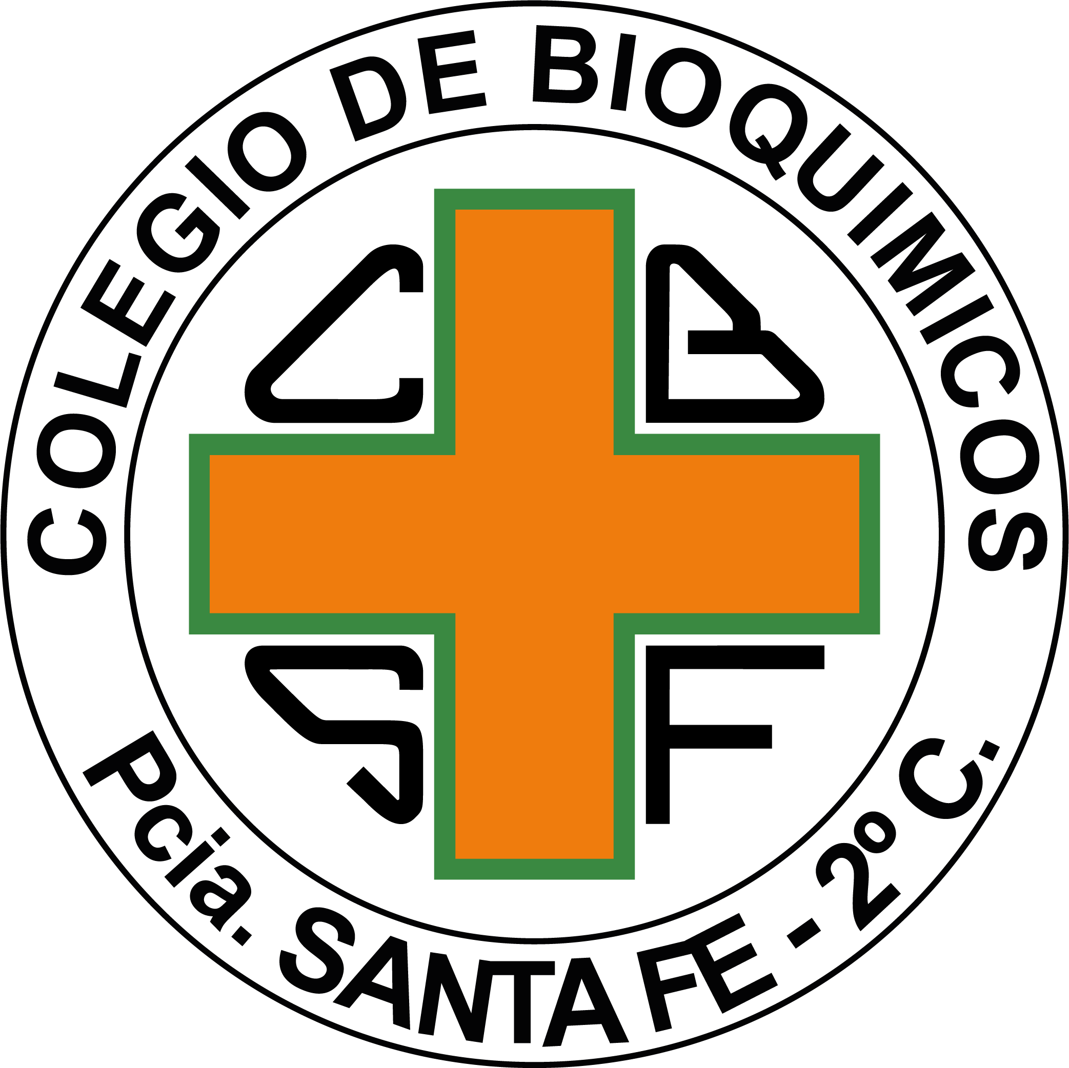 Logo del Colegio de Bioquímicos de la Provincia de Santa Fe Segunda Circunscripción.