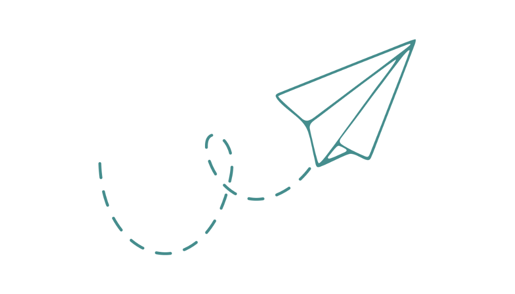 Nieuwsbrief paper airplane