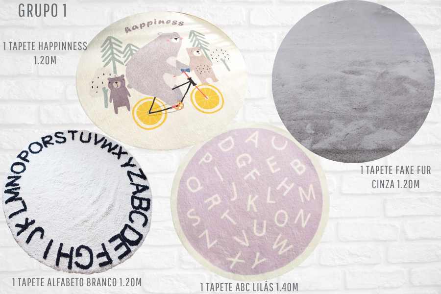 Prêmios para o primeiro lugar - grupo 1