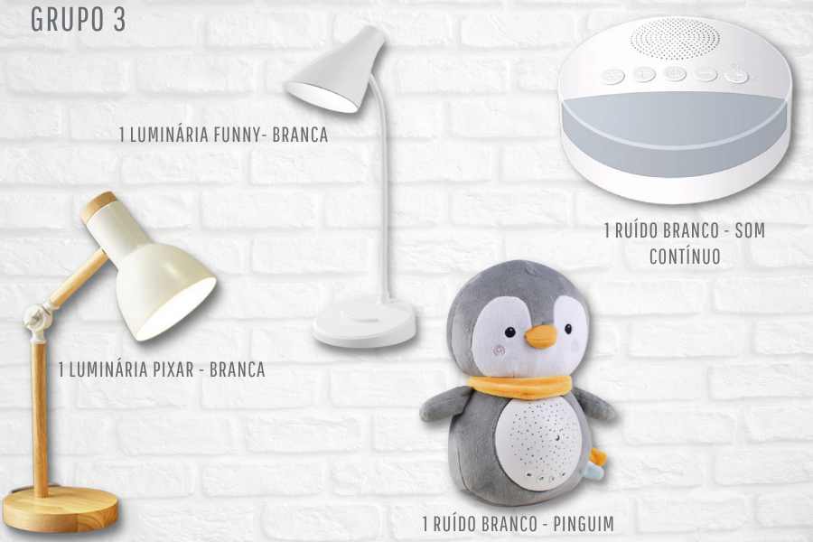 Prêmios para o primeiro lugar - grupo 3