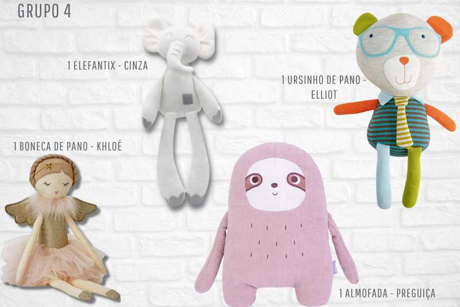 Prêmios para o primeiro lugar - grupo 4