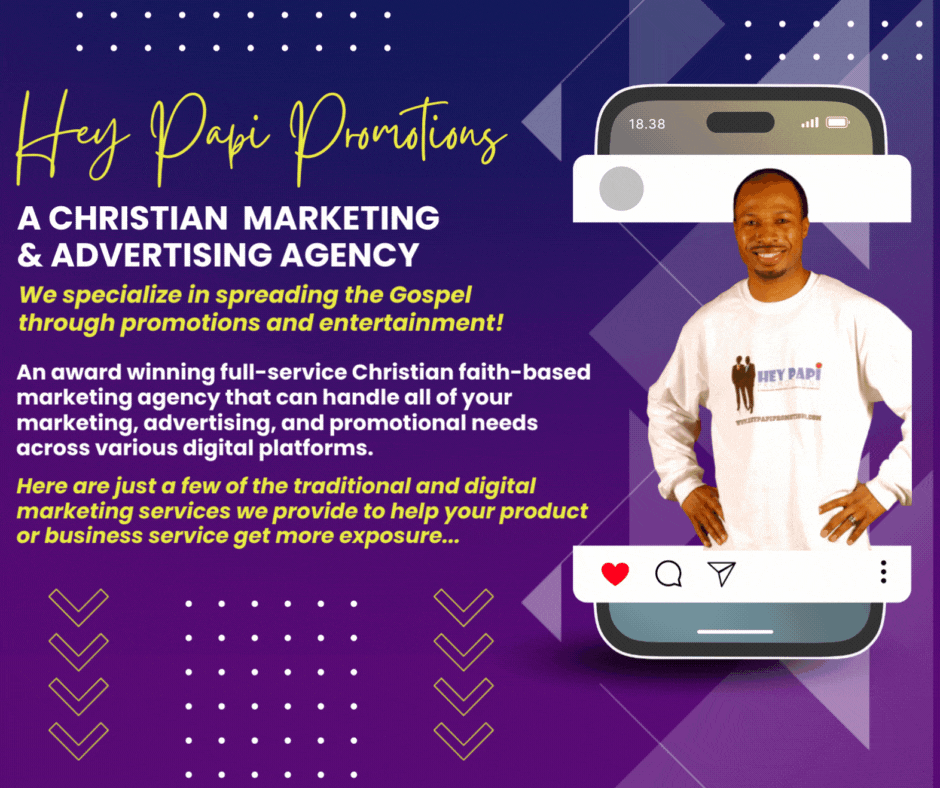 Hey Papi Promotions Marketing Service Welcome Banner