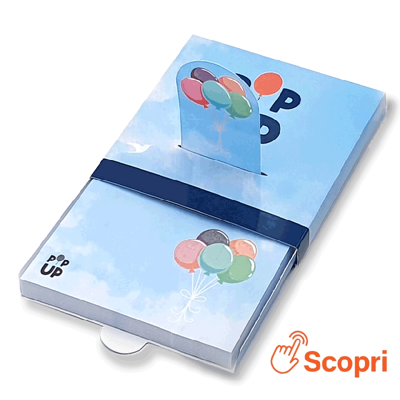 Post-it con copertina Pop-Up