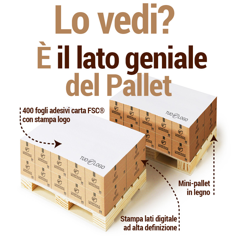 Pallet post-it da 400 fogli, produzione diretta