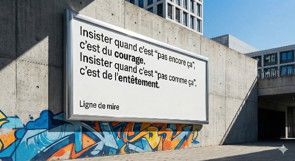 Ce que nous appelons un échec est une réponse