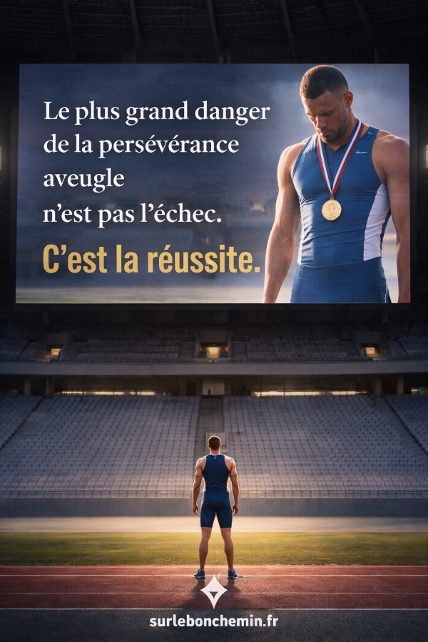Le plus grand danger de la persévérance aveugle n’est pas l’échec. C’est la réussite