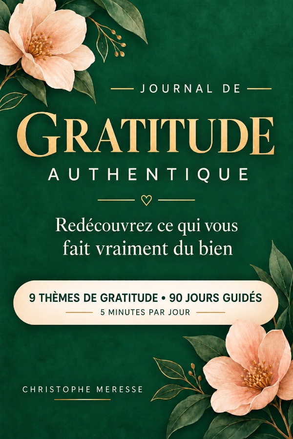 Journal de gratitude authentique