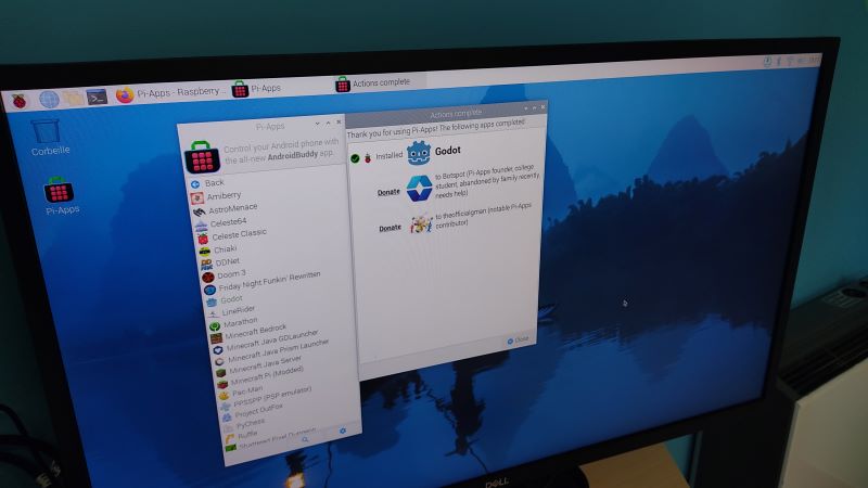 2 Raspberry Pi en cours d installation
