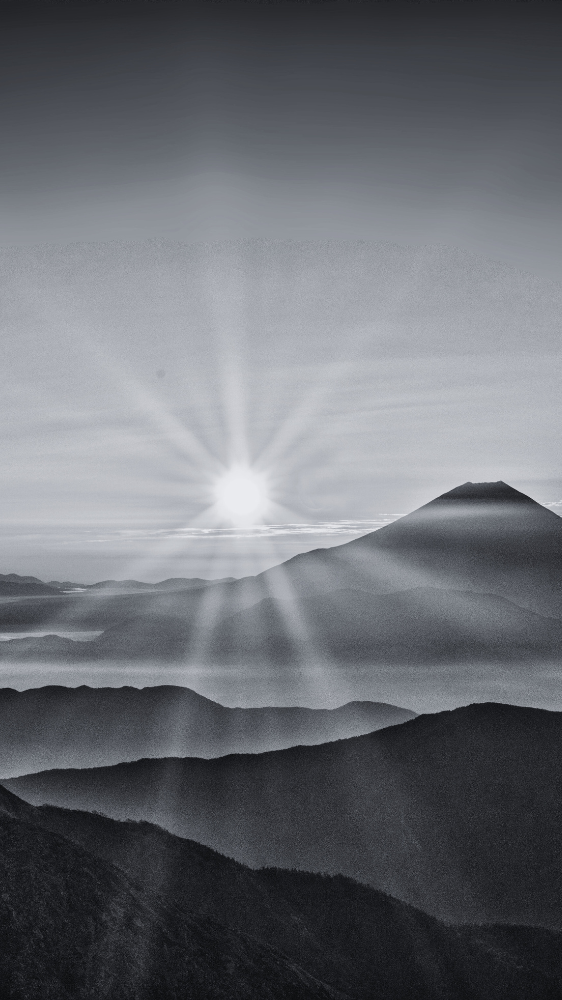 Soleil rayonnant sur le mont Fuji - ©Kanenori via pixabay