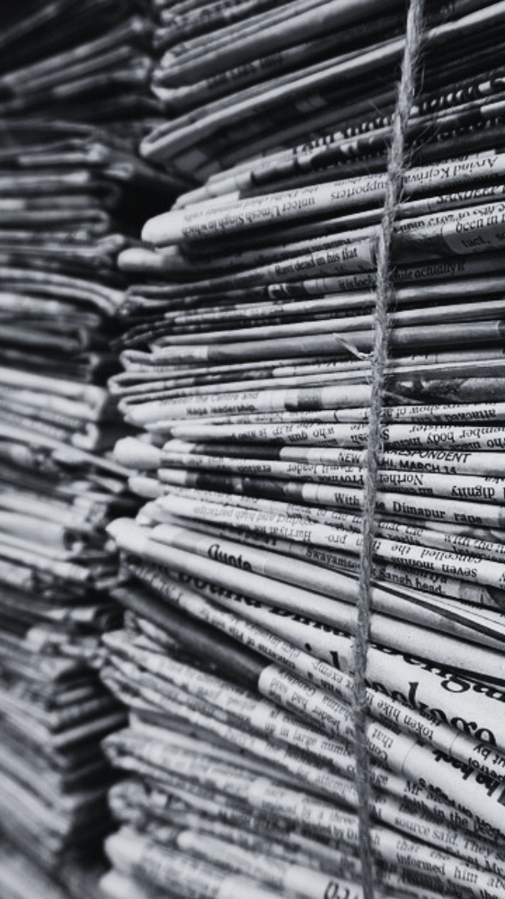 Journaux empaquetés - ©Pexels via pixabay