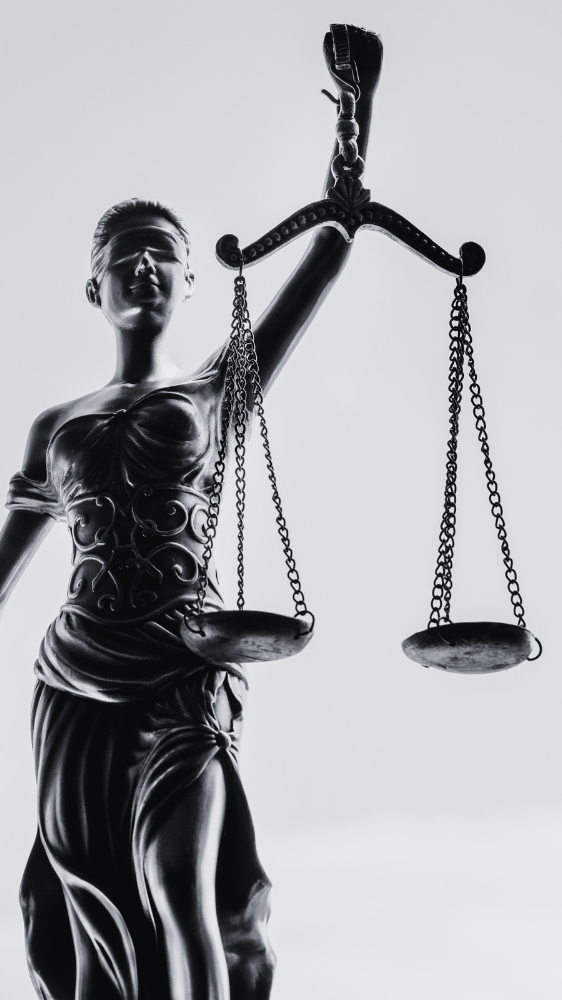 Une statue représentant la justice - ©BCFC via Getty Images