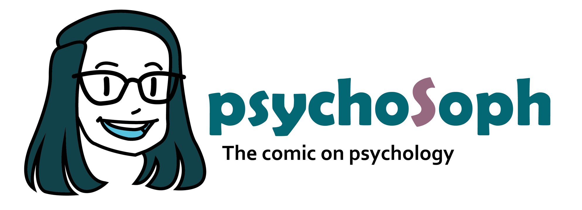 PsychoSoph Logo mit Text: psychoSoph, Wissen über Psychologie
