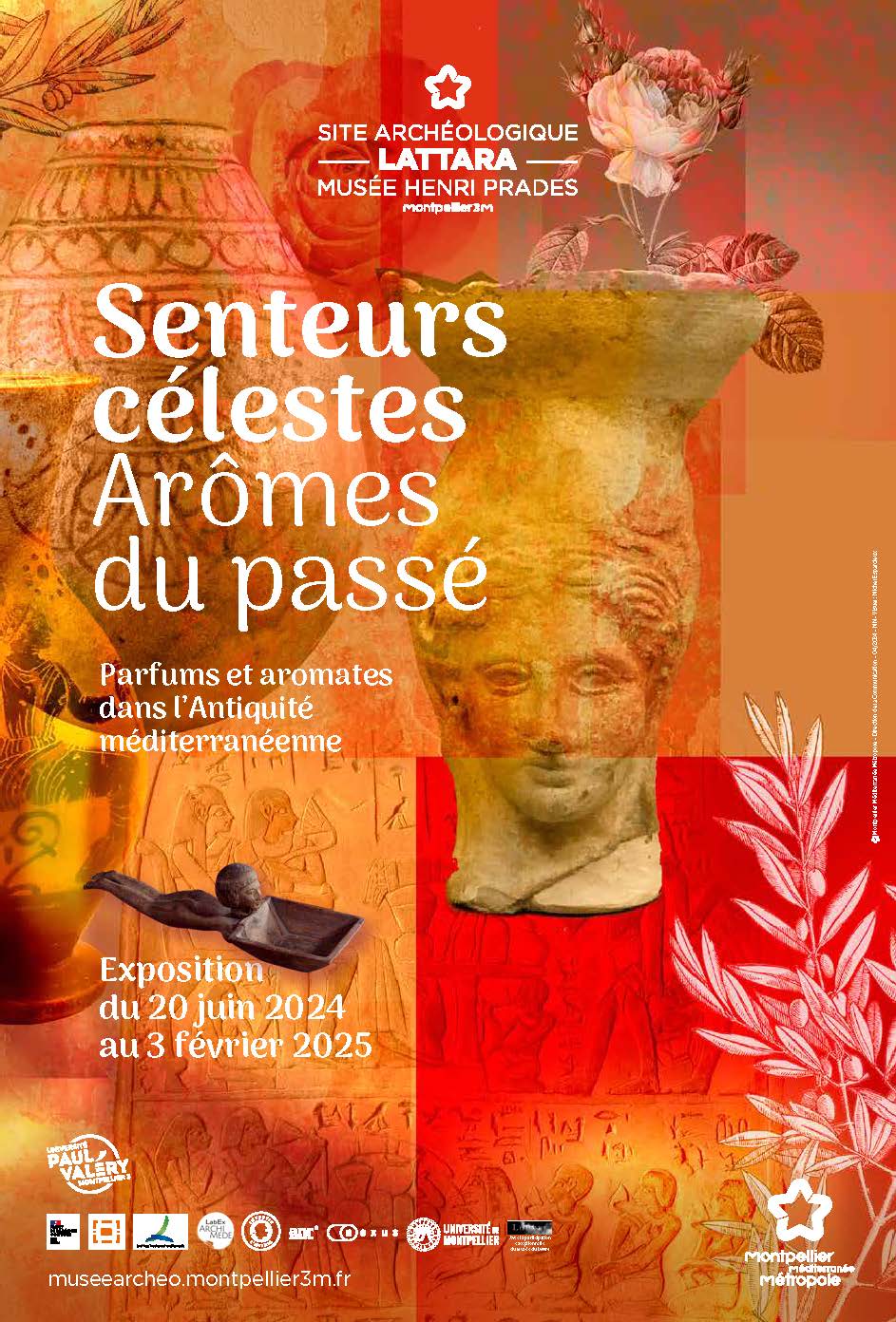 Affiche de l'exposition Senteurs célestes.