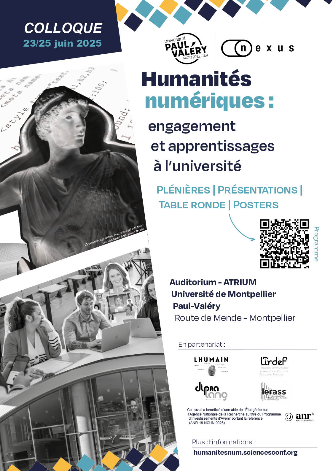logo colloque Humanités numériques