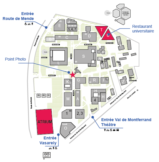 plandu campus universitaire