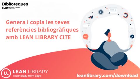 Cartell promocional de Lean Library Cite