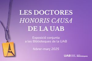 Cartell de l'exposició Les doctores honoris causa de la UAB