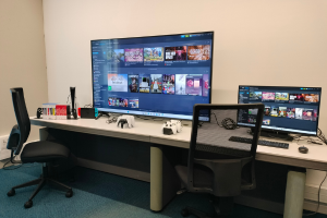 Fotografia de l'interior del Servei de Videojocs