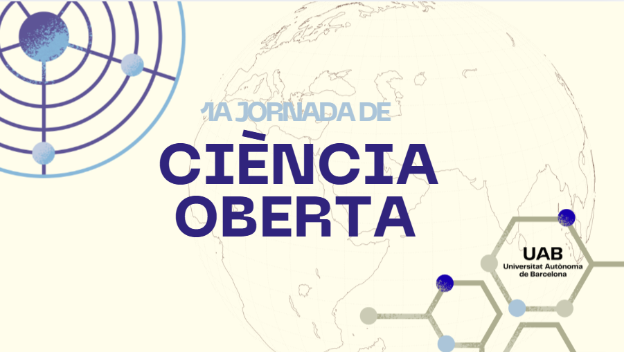 Cartell de la 1a Jornada de Ciència Oberta