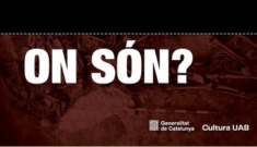 Cartell de l'exposició "On són?"