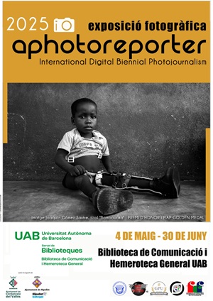 Cartell de l'exposició APhotoreporter 2025