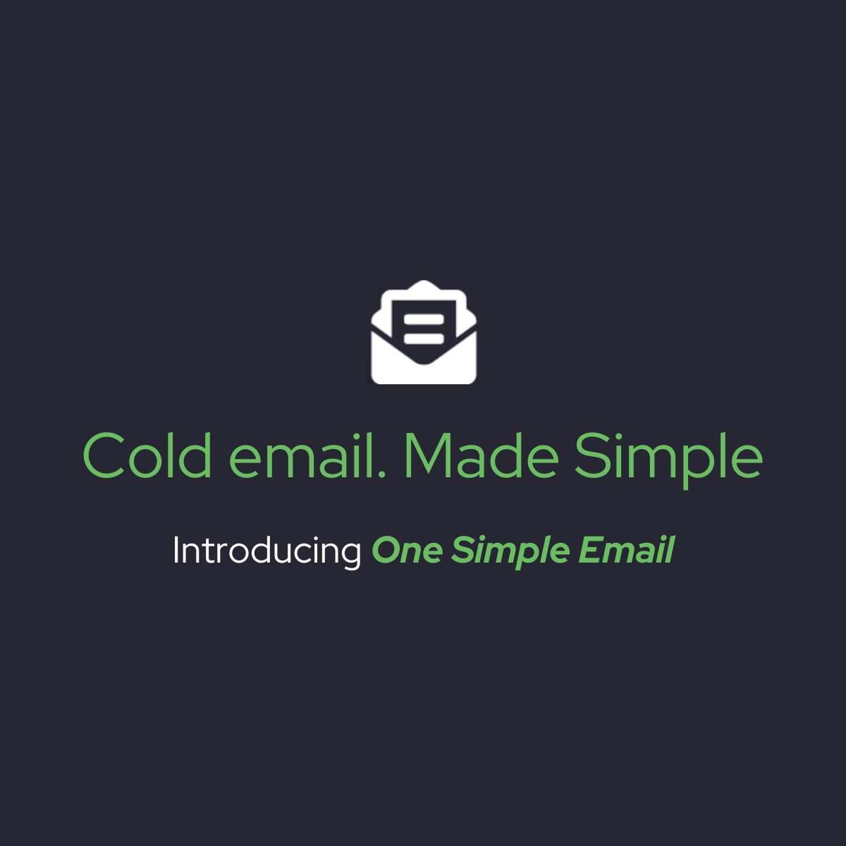 Cold Email