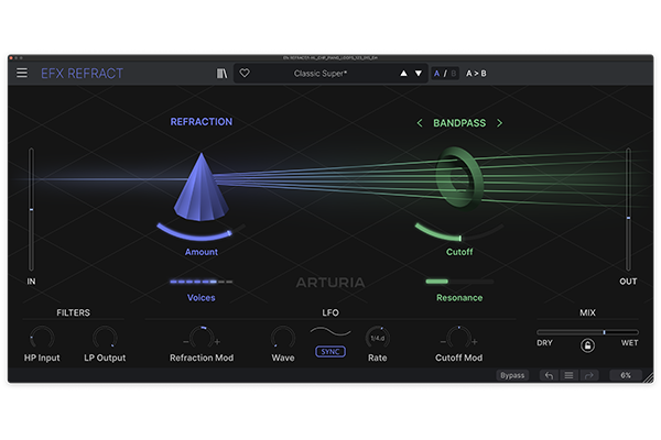 Efx REFRACT interface