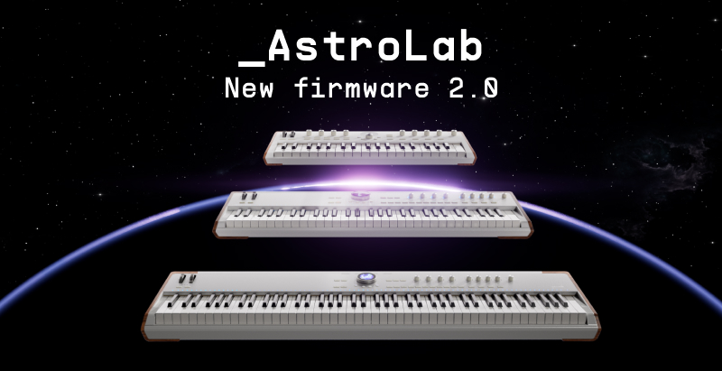 AstroLab Firmware update 2.0 Header