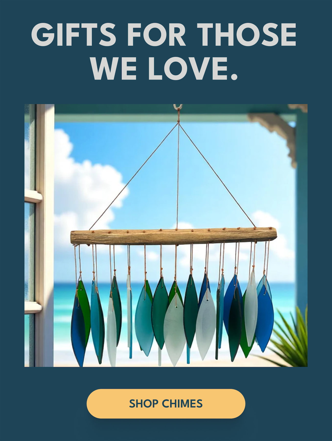 Handcrafted Glass Windchimes