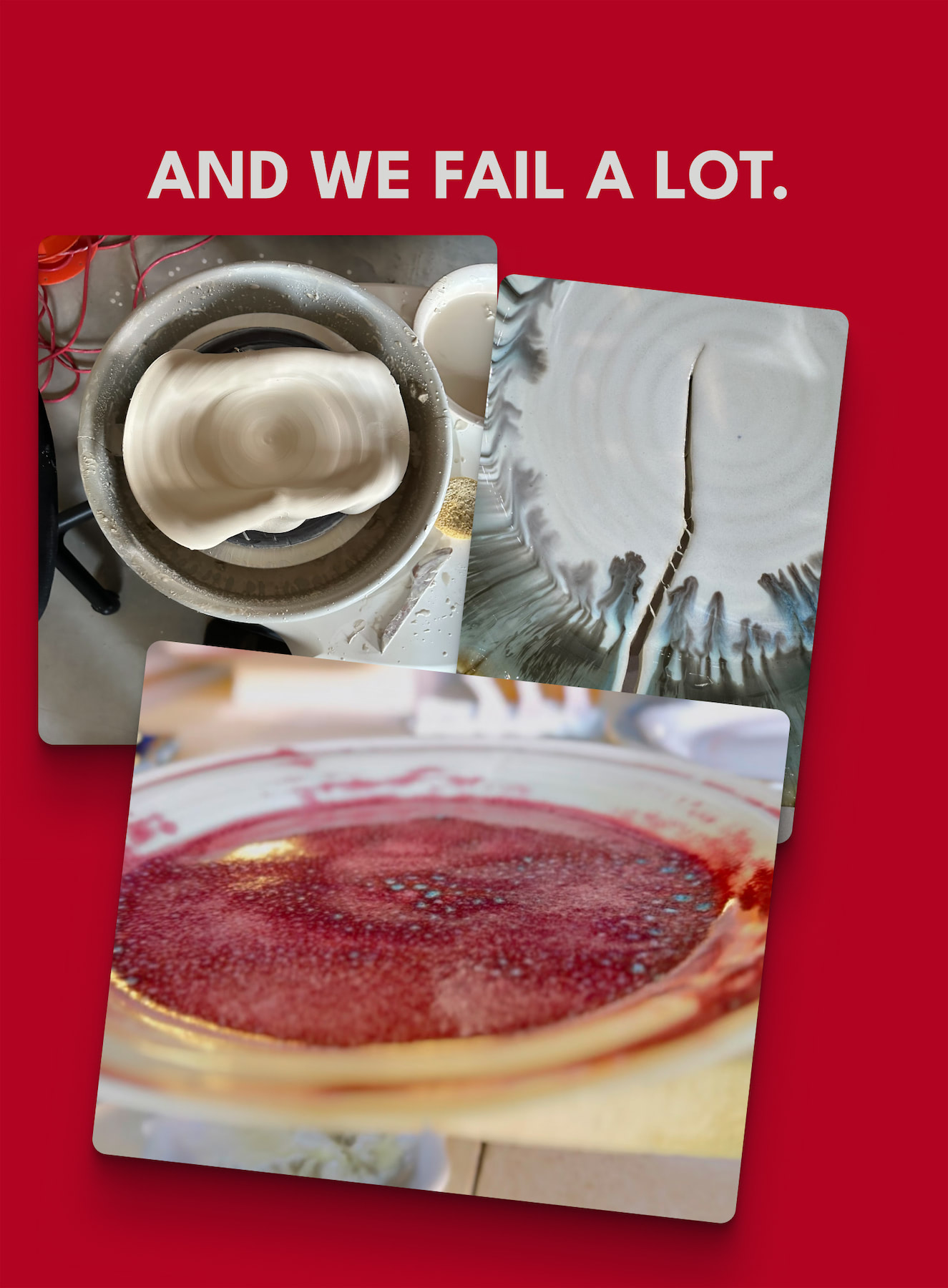 we fail a lot
