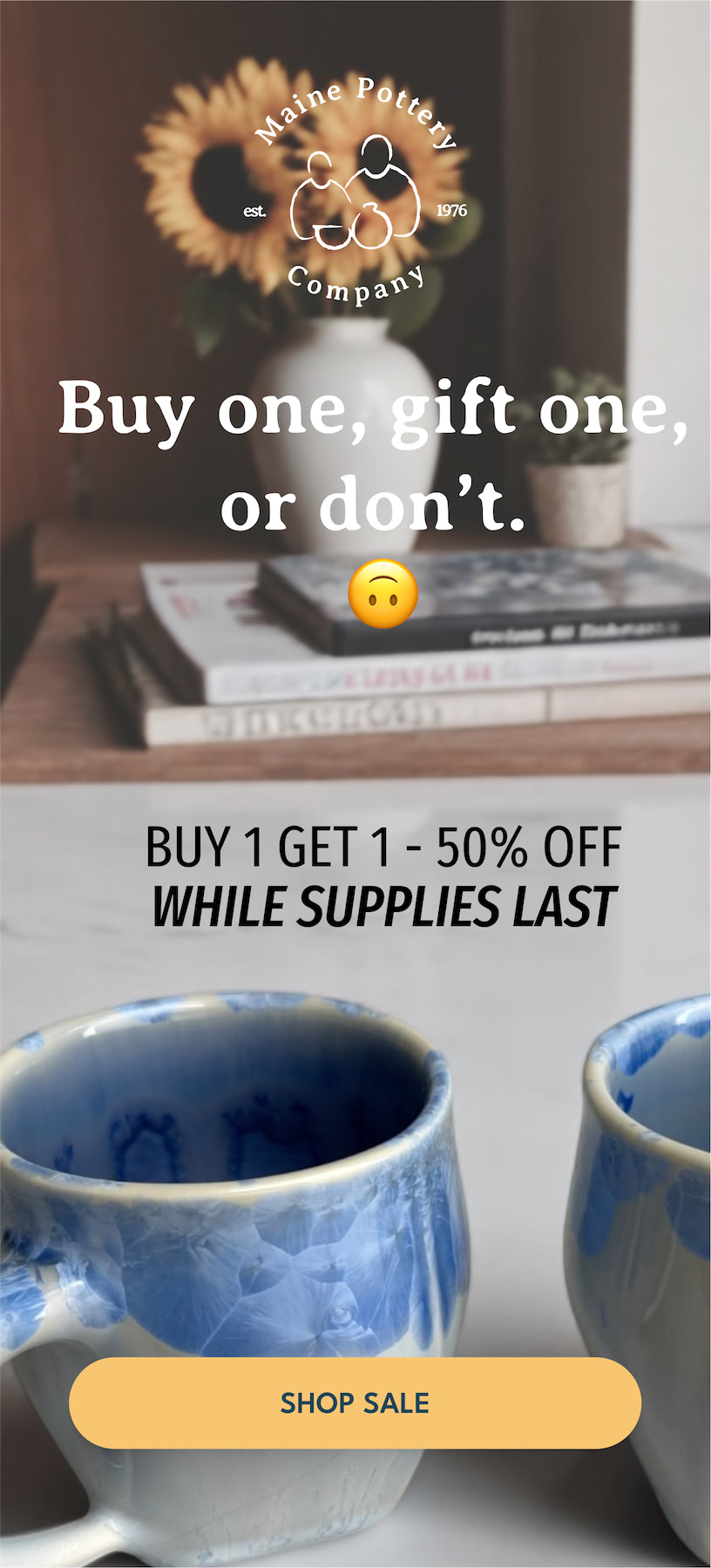 Wave Mug 50% off when you buy 1