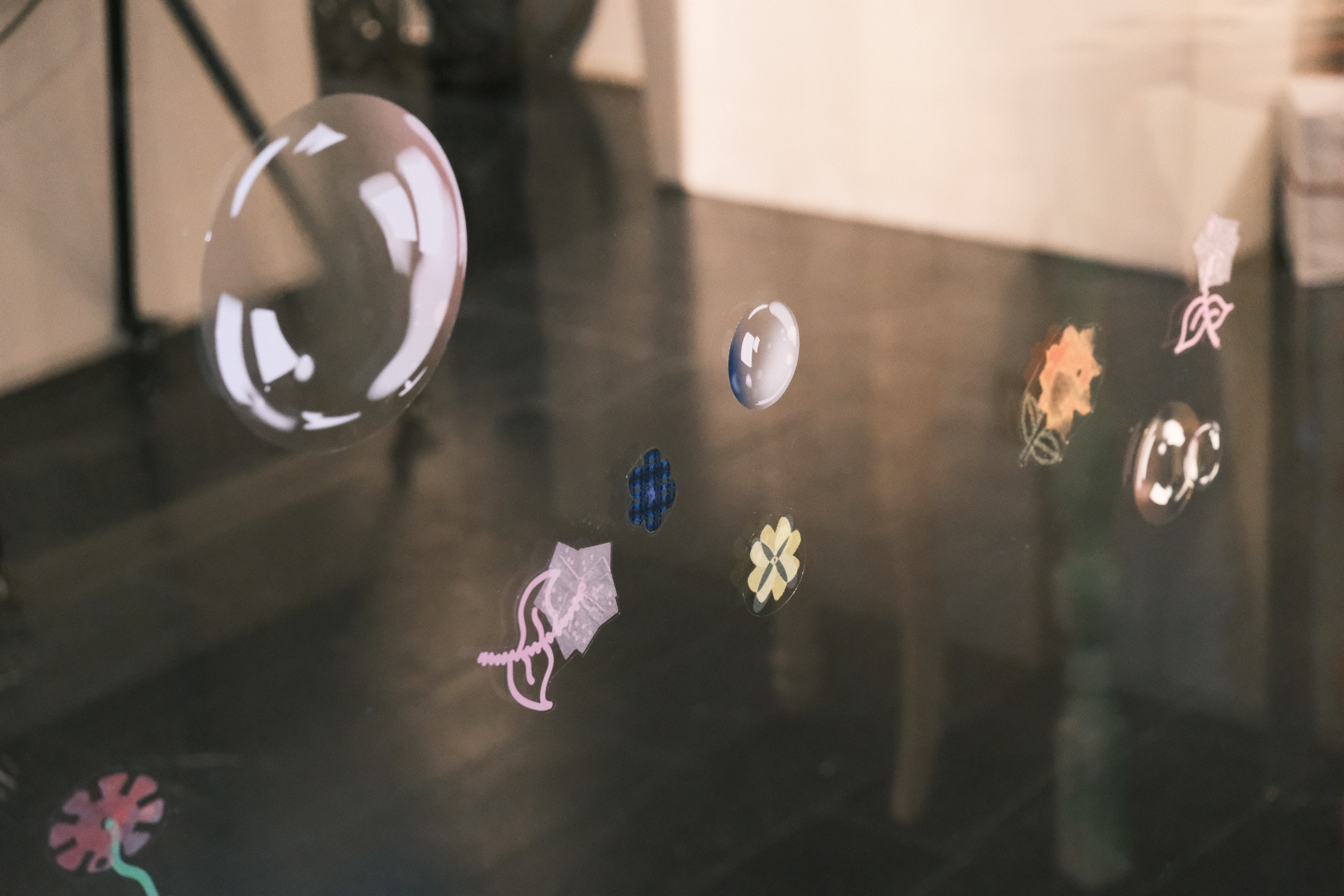 Artificial Floral Window Film