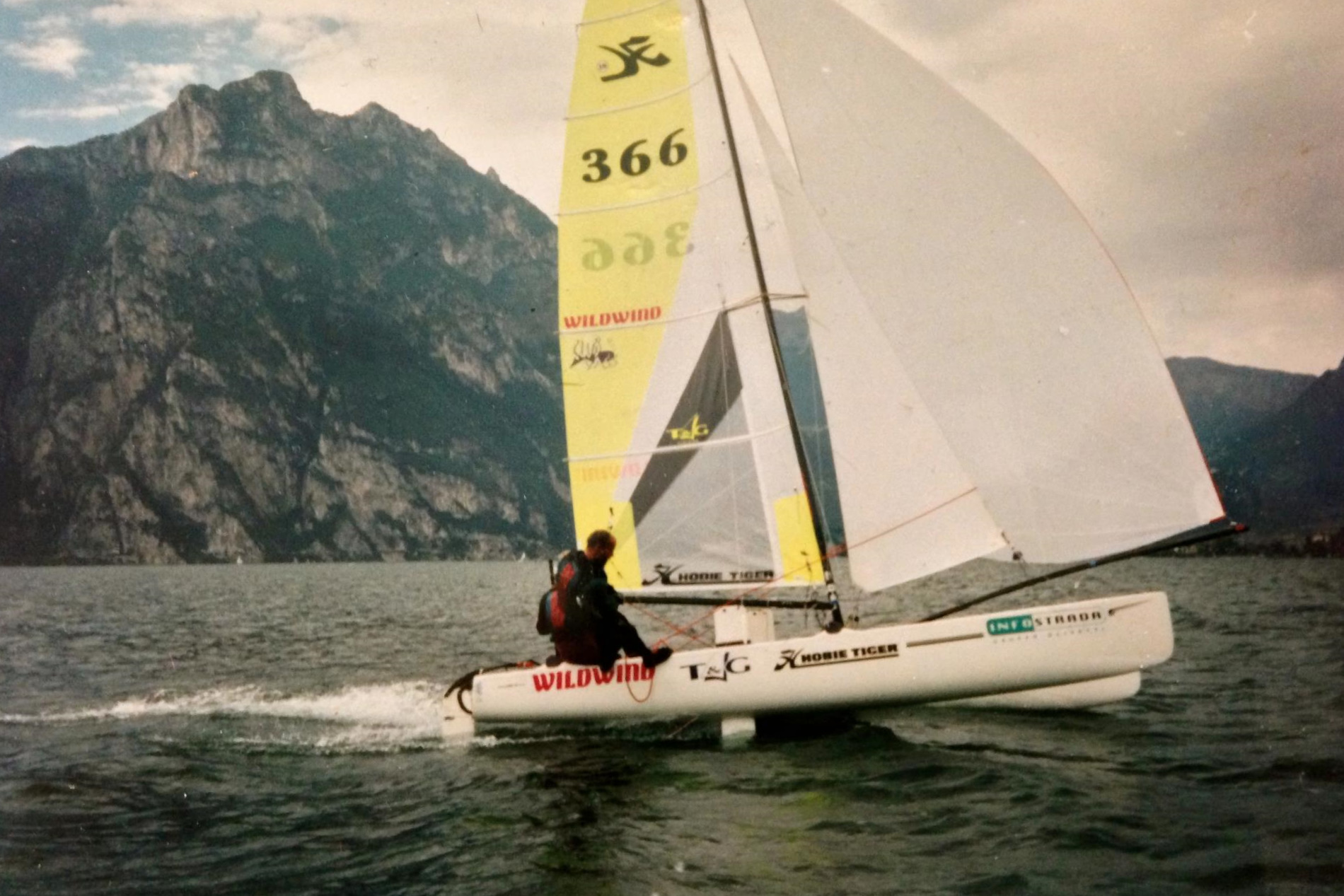 1st Hobie Tiger Europeans 1998 Lake Garda