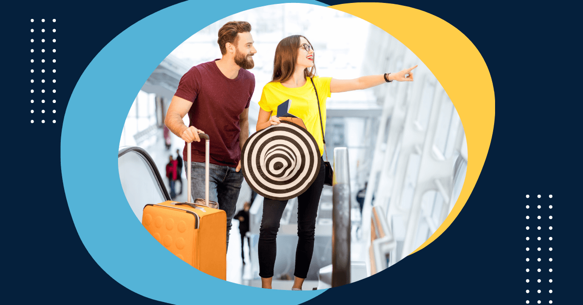 Couple at the airport