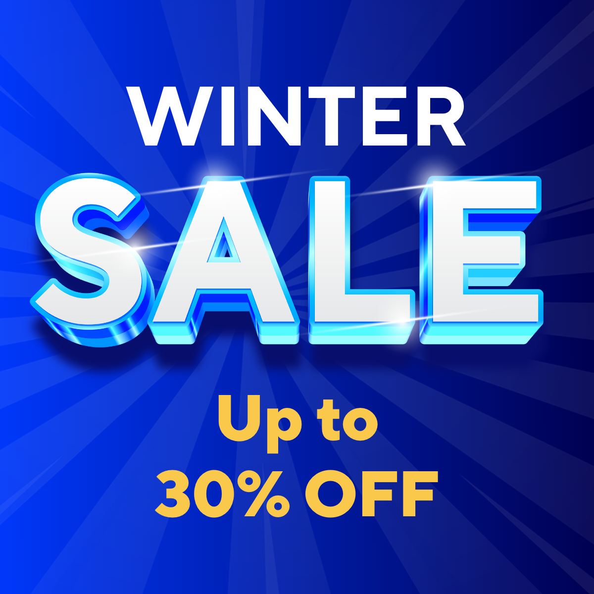 Winter Sale – Up to 30% off!