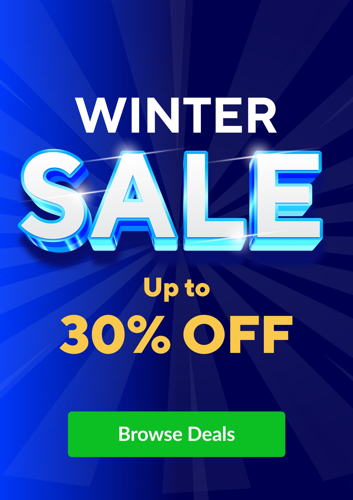 Winter Sale – Up to 30% off!