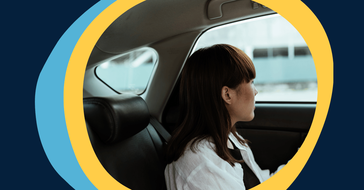 Passenger in car