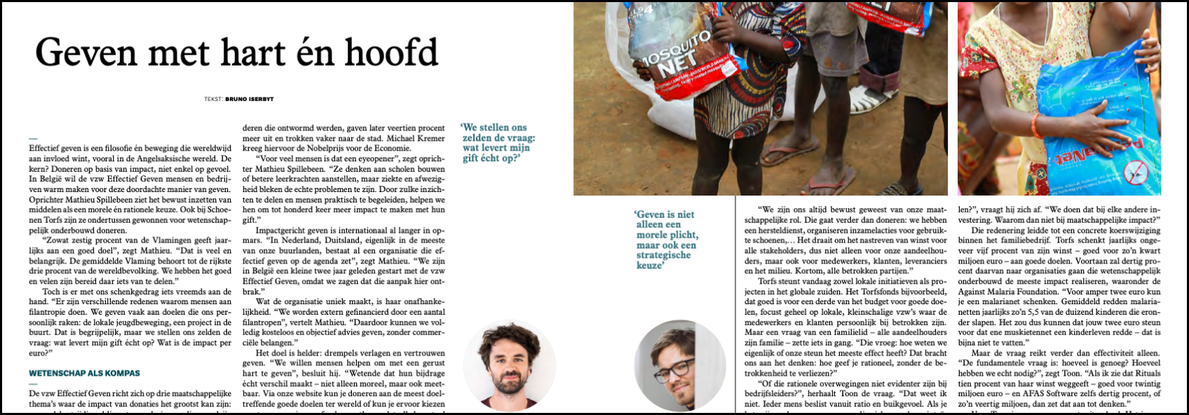 Dubbel interview voor Financieel Directeur magazine