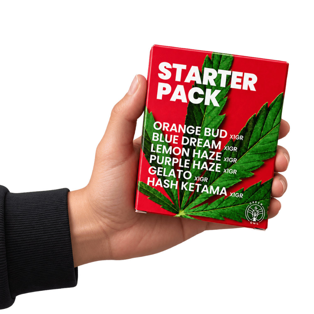Starter Pack CBD Green Owl, coffret découverte