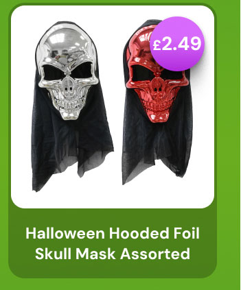 foil skull masks