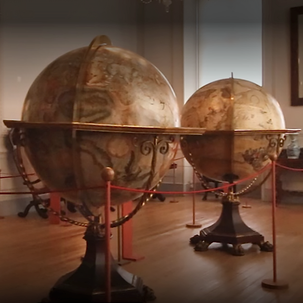 Interior do edifício da Sociedade de Geografia de Lisboa