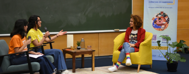 Tânia Graça veio à Faculdade de Ciências!