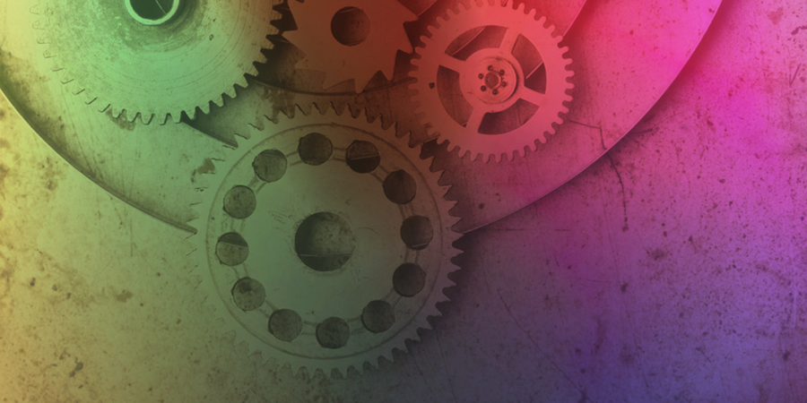 Pormenor de mecanismo de relógio