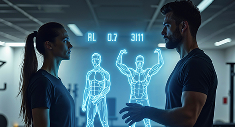 Ginásio "inundado" de tecnologia